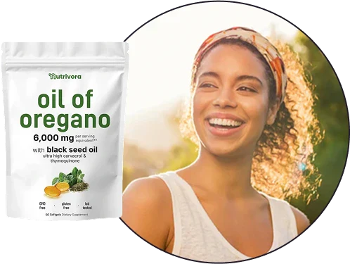 Nutrivora زيت الأوريغانو مع زيت الحبة السوداء